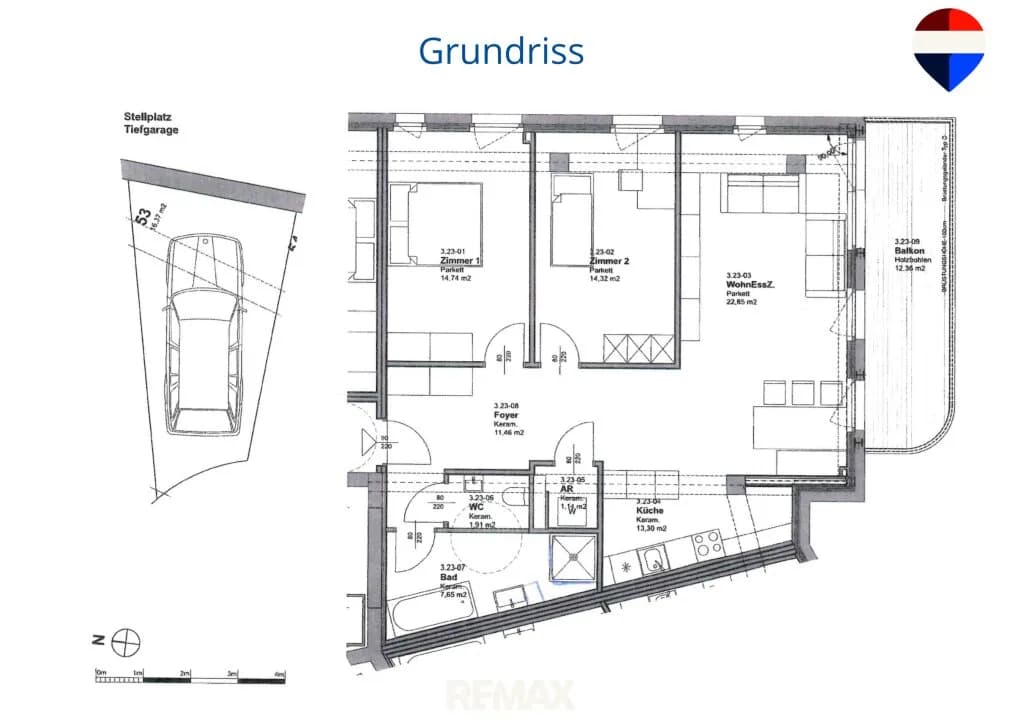 3-Zimmer-Wohnung kaufen in Linz – 87,64 m², € 549.000 – Bild 9 von 9