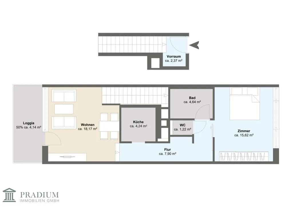 2-Zimmer-Wohnung kaufen in Wien – 54,16 m², € 239.000 – Bild 11 von 11