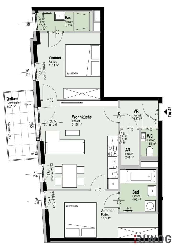 3-Zimmer-Wohnung kaufen in Wien – 63,13 m², € 496.100 – Bild 57 von 57