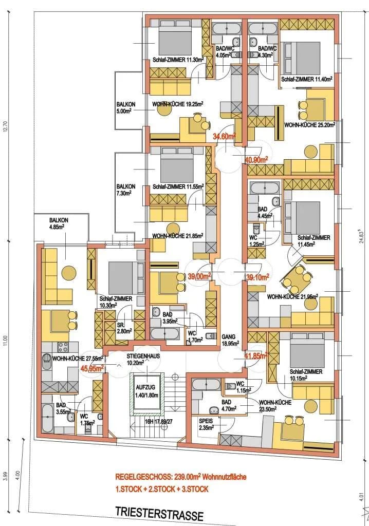 Grundstück kaufen in Wien – 606 m², € 1.380.000 – Bild 4 von 11