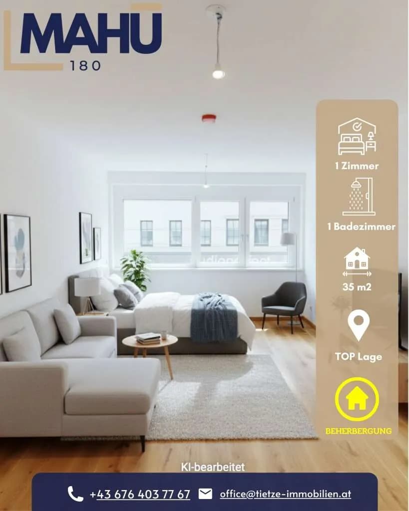 1-Zimmer-Wohnung kaufen in Wien – 35 m², € 276.500