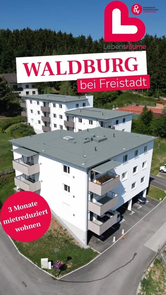 3-Zimmer-Wohnung mieten in Freistadt – 74 m², € 963