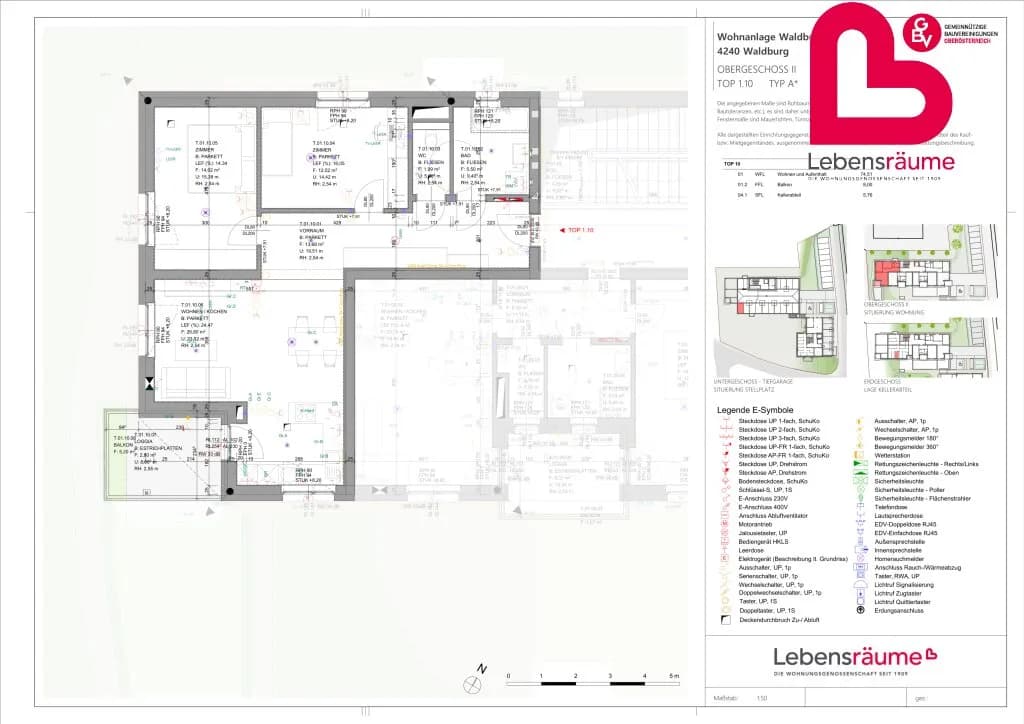 3-Zimmer-Wohnung mieten in Freistadt – 74 m², € 963 – Bild 9 von 9