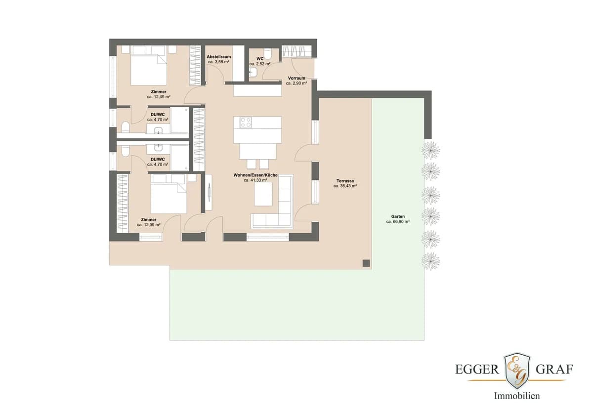 3-Zimmer-Wohnung kaufen in Kitzbühel – 84,57 m², € 849.000 – Bild 18 von 19