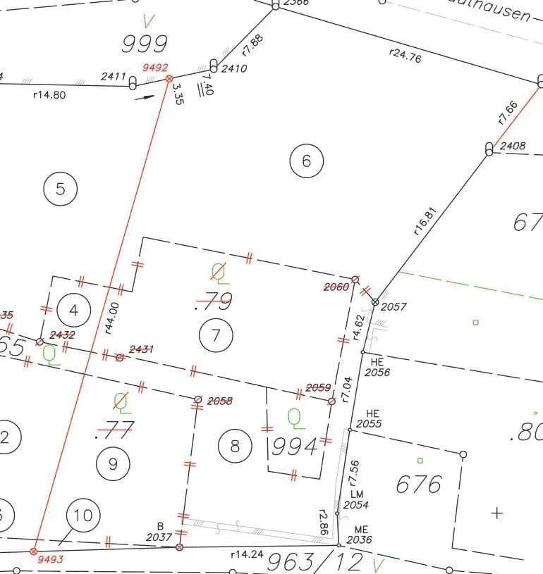 Grundstück kaufen in Perg – 1 389 m², € 83.340 – Bild 3 von 3