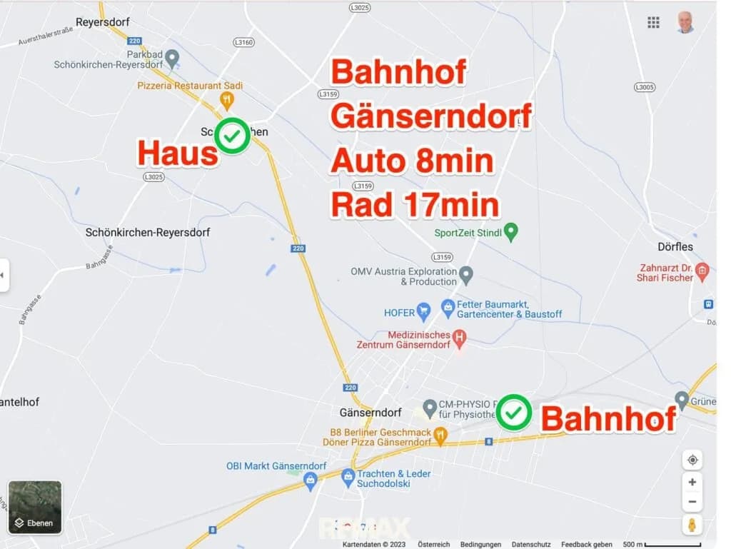 Grundstück kaufen in Gänserndorf – 1 132 m², € 199.000 – Bild 2 von 3