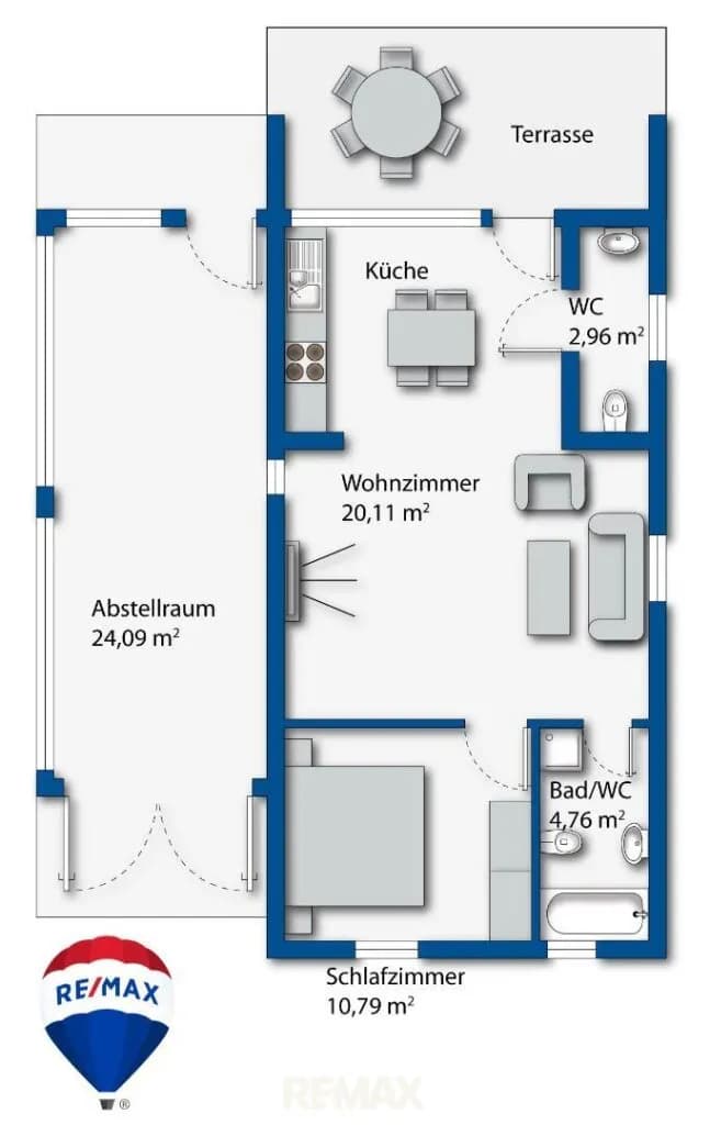 2-Zimmer-Haus kaufen in Gänserndorf – 51 m², € 295.000 – Bild 27 von 27