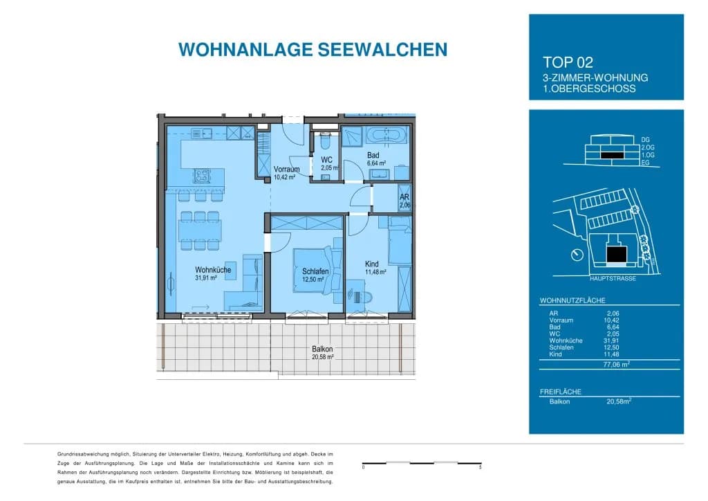 3-Zimmer-Wohnung kaufen in Vöcklabruck – 77,06 m², € 487.000 – Bild 12 von 12