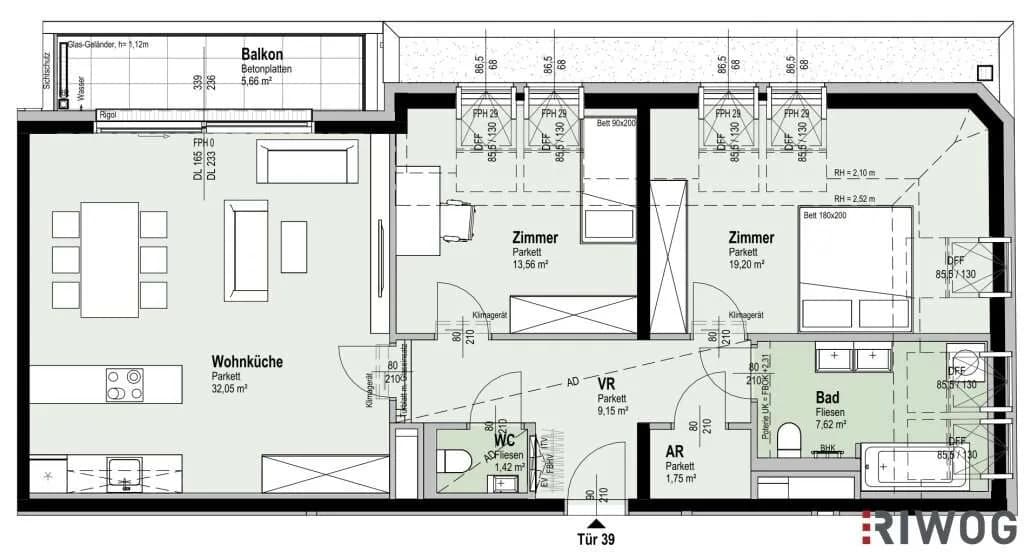 3-Zimmer-Wohnung kaufen in Wien – 84,75 m², € 645.000 – Bild 55 von 55