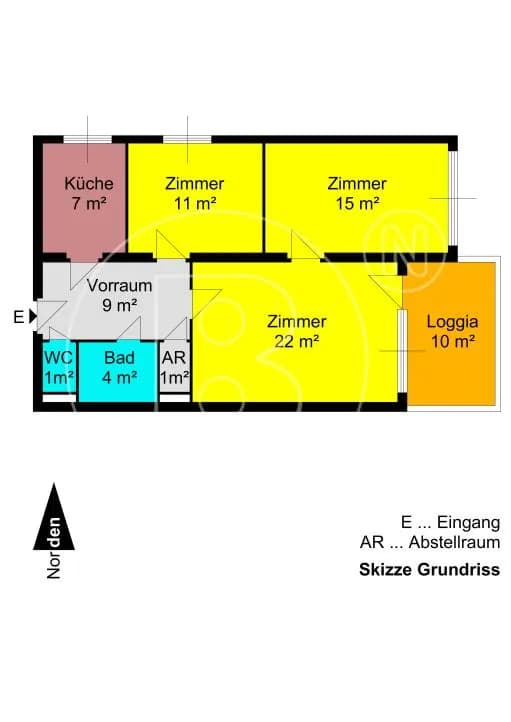 3-Zimmer-Wohnung kaufen in Mödling – 69 m², € 199.000 – Bild 34 von 34