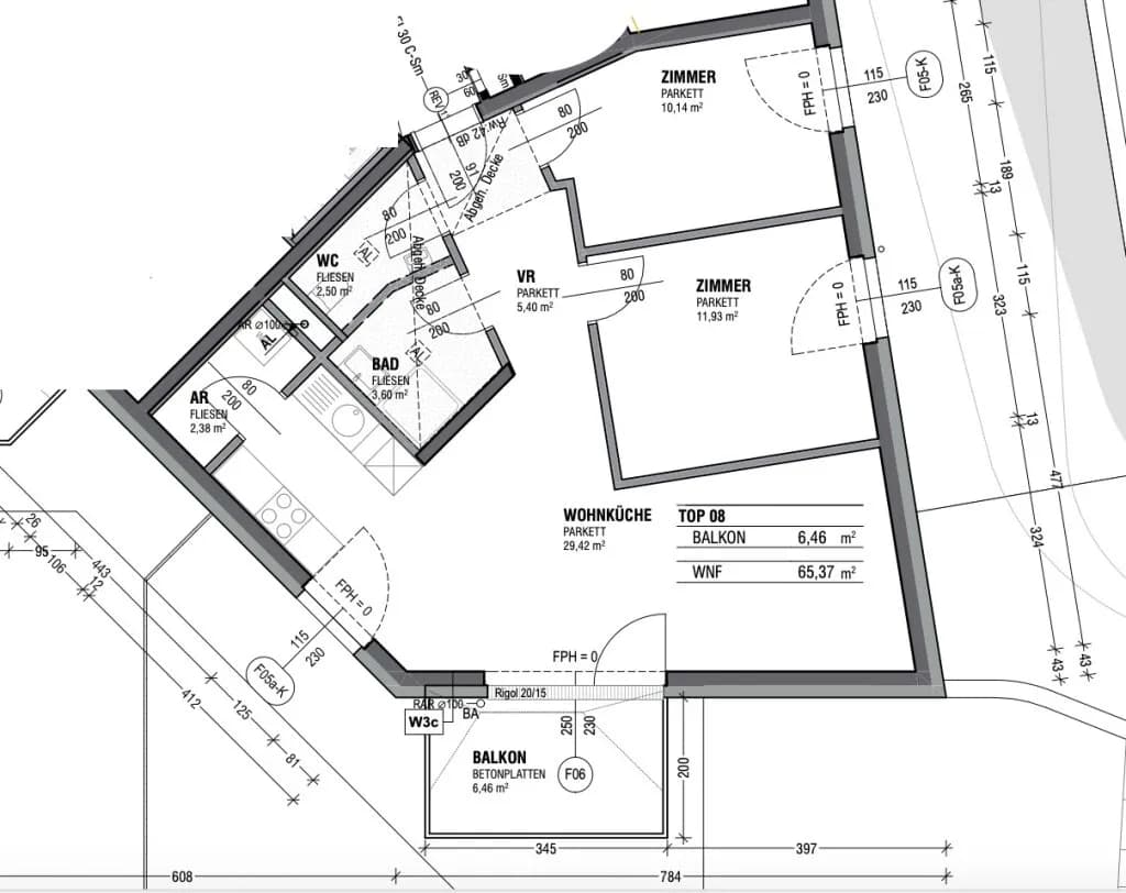 3-Zimmer-Wohnung kaufen in Baden – 65,37 m², € 424.900 – Bild 16 von 16