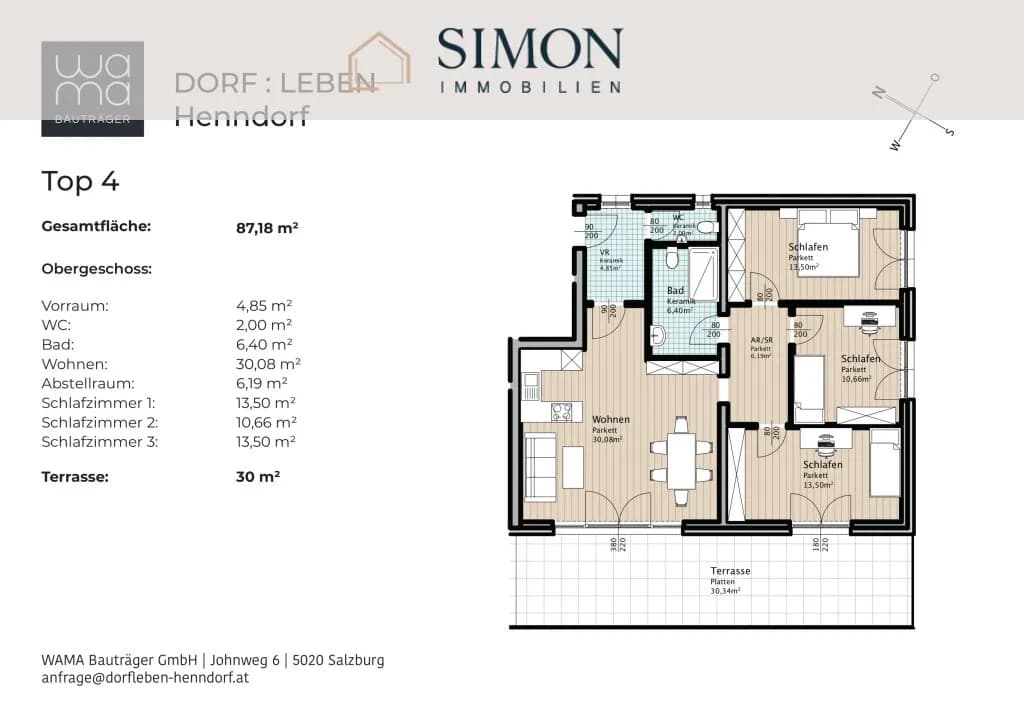 4-Zimmer-Wohnung kaufen in Salzburg-Umgebung – 87 m², € 591.000 – Bild 8 von 9