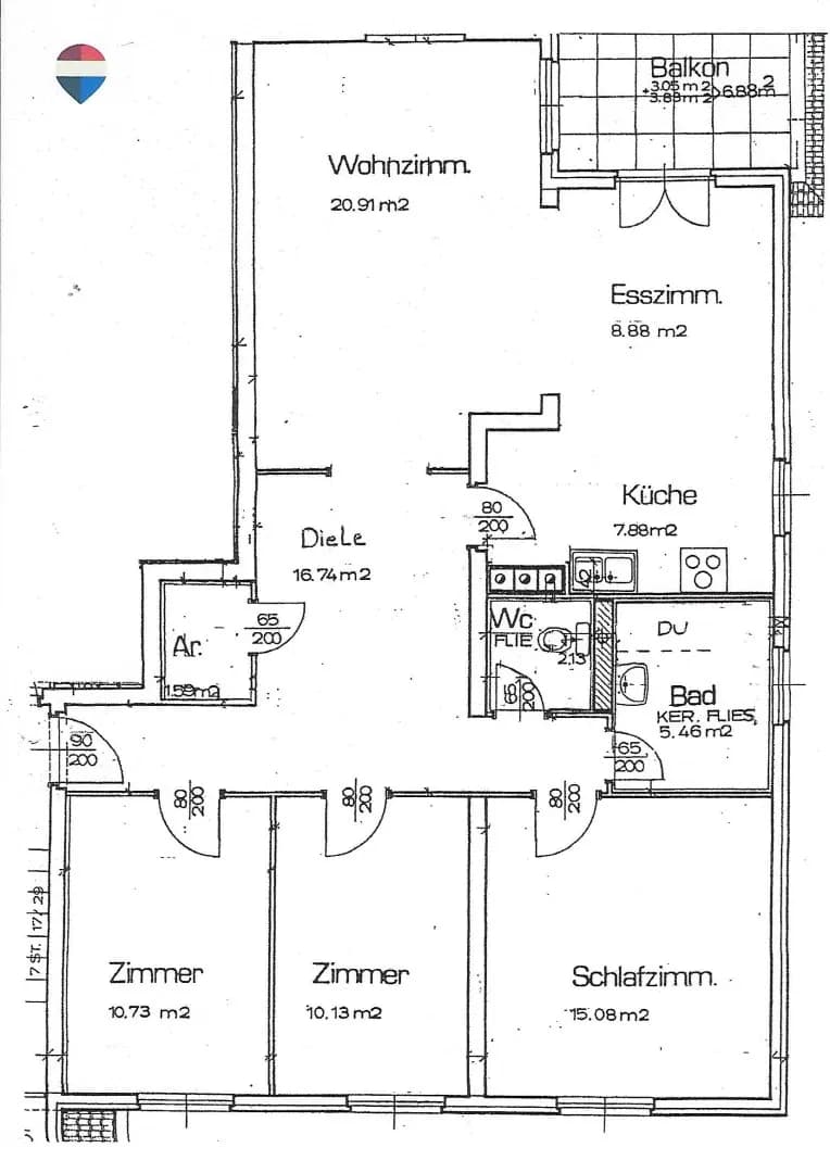 4-Zimmer-Wohnung kaufen in Steyr – 99,34 m², € 270.000 – Bild 9 von 10