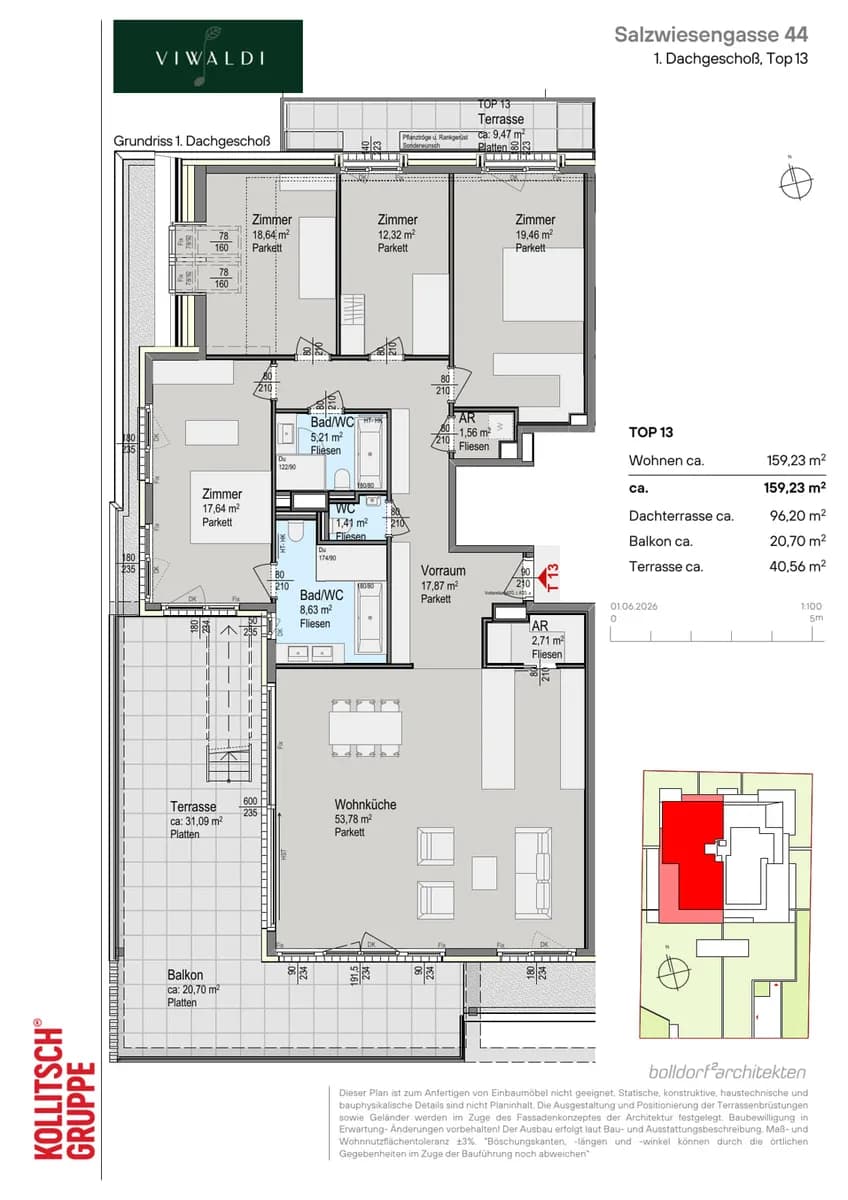 5-Zimmer-Wohnung kaufen in Wien – 159,23 m², € 1.750.000 – Bild 2 von 14