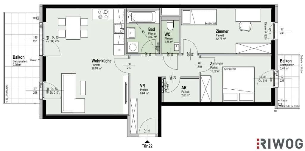 3-Zimmer-Wohnung kaufen in Wien – 69,03 m², € 498.800 – Bild 58 von 58
