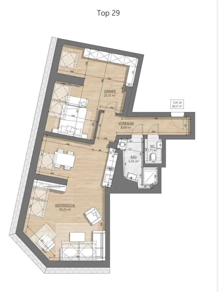 2-Zimmer-Wohnung kaufen in Wien – 80,55 m², € 499.000 – Bild 7 von 8