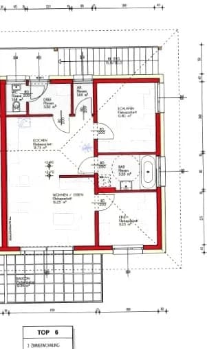 3-Zimmer-Wohnung mieten in Vöcklabruck – 62 m², € 1.116 – Bild 8 von 8