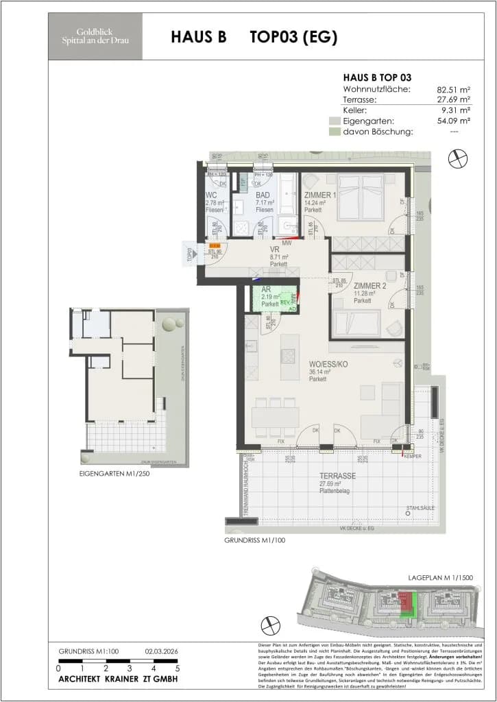 3-Zimmer-Wohnung kaufen in Spittal an der Drau – 82,51 m², € 479.000 – Bild 6 von 6