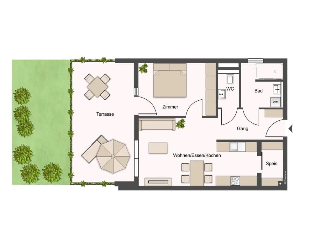 2-Zimmer-Wohnung kaufen in Spittal an der Drau – 50,46 m², € 299.000 – Bild 11 von 11