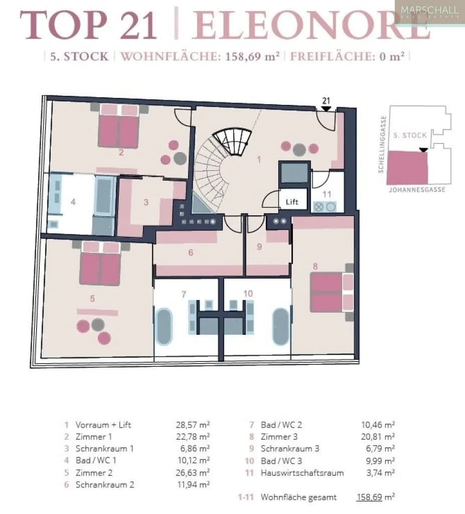 4-Zimmer-Wohnung kaufen in Wien – 329 m², € 8.500.000 – Bild 8 von 11