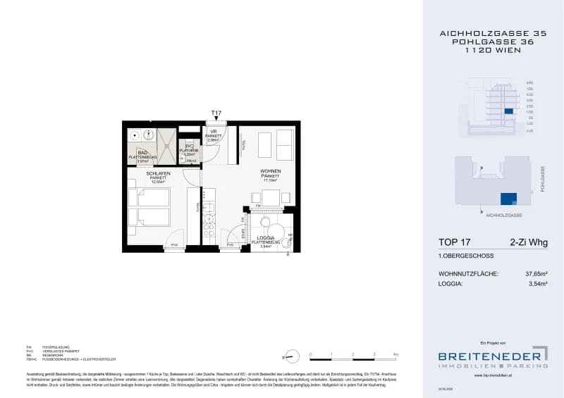 2-Zimmer-Wohnung kaufen in Wien – 37,65 m², € 264.000 – Bild 10 von 11