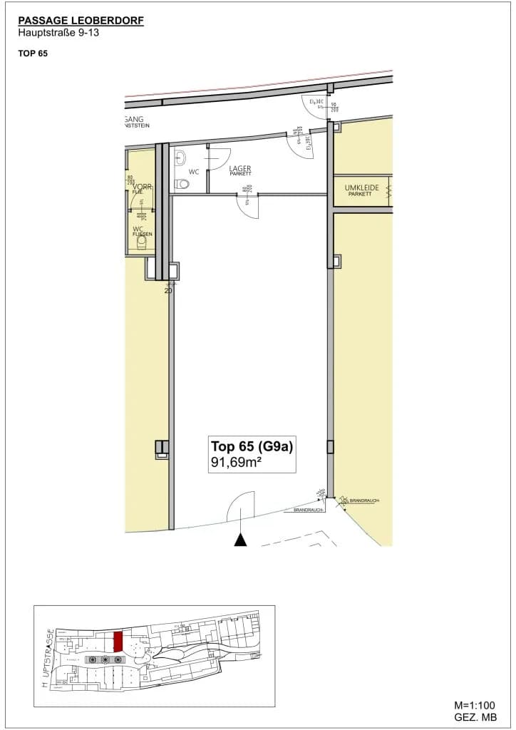 Gewerbeimmobilie mieten in Baden – 92 m², € 1.633 – Bild 13 von 13