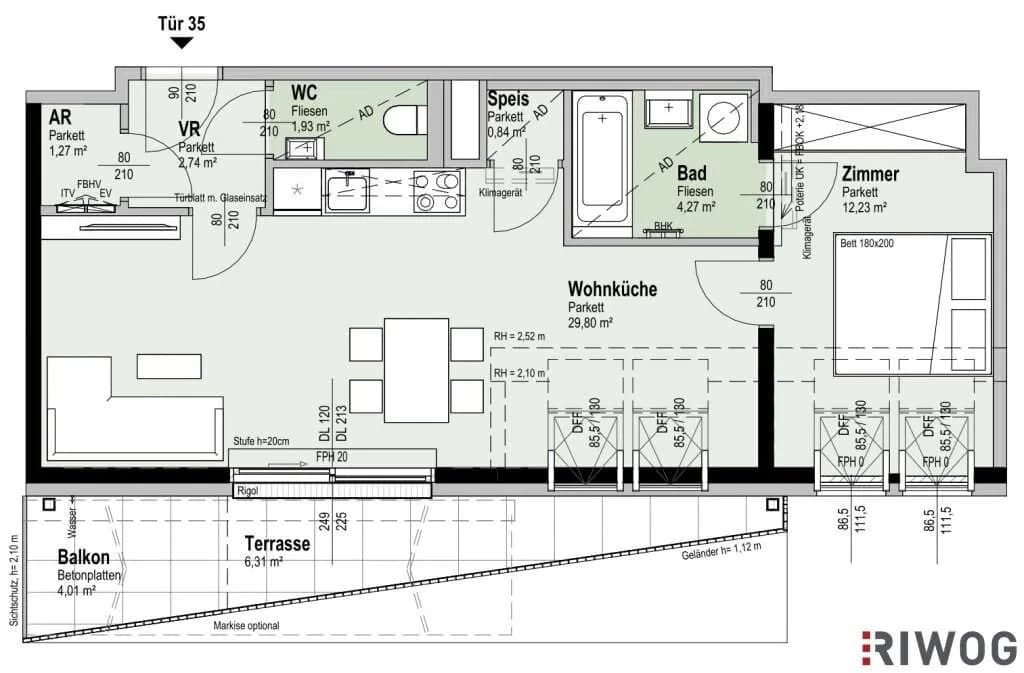 2-Zimmer-Wohnung kaufen in Wien – 53,08 m², € 399.800 – Bild 54 von 54