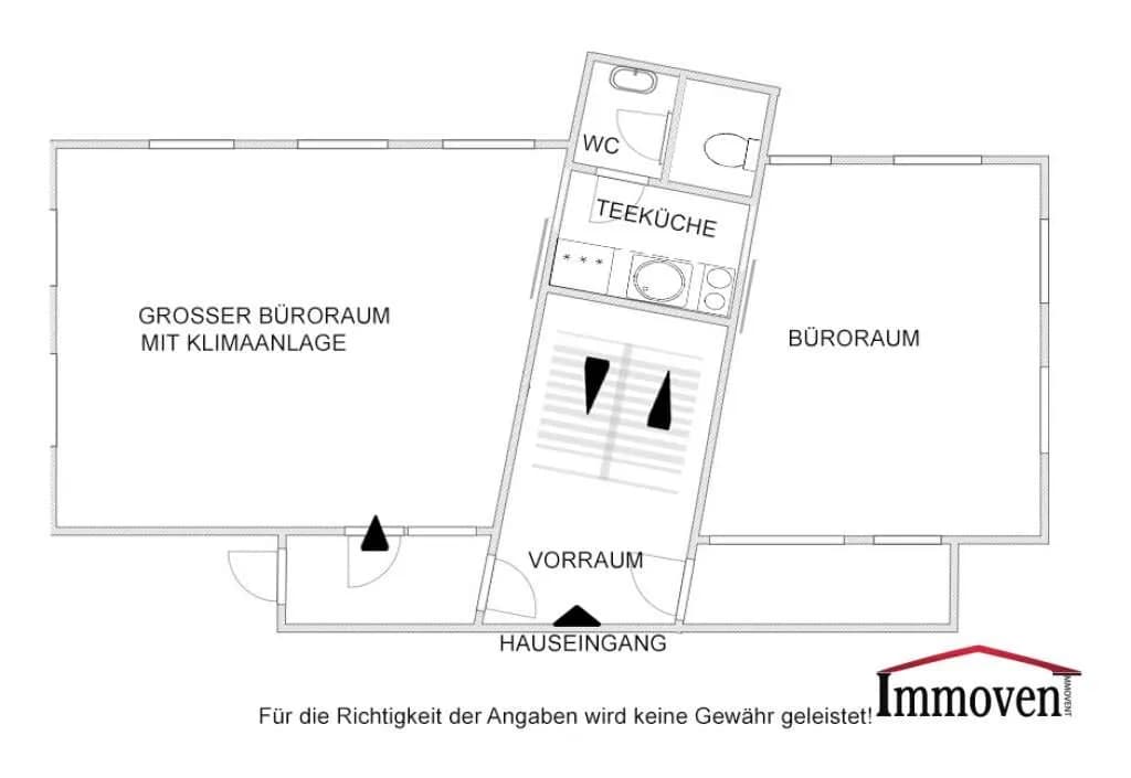 2-Zimmer-Gewerbeimmobilie mieten in Graz – 74 m², € 995 – Bild 12 von 12