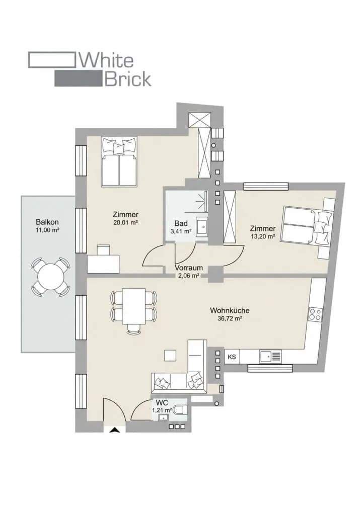 3-Zimmer-Wohnung kaufen in Wien – 76,62 m², € 549.000 – Bild 24 von 24