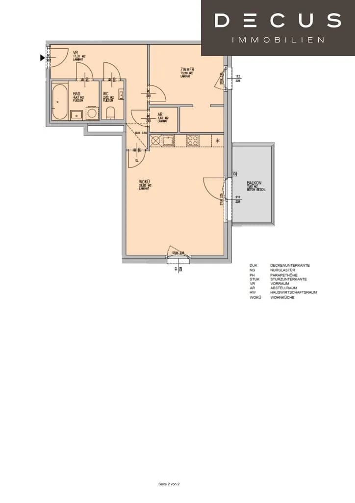 2-Zimmer-Wohnung mieten in Wien – 59,45 m², € 1.085 – Bild 10 von 10