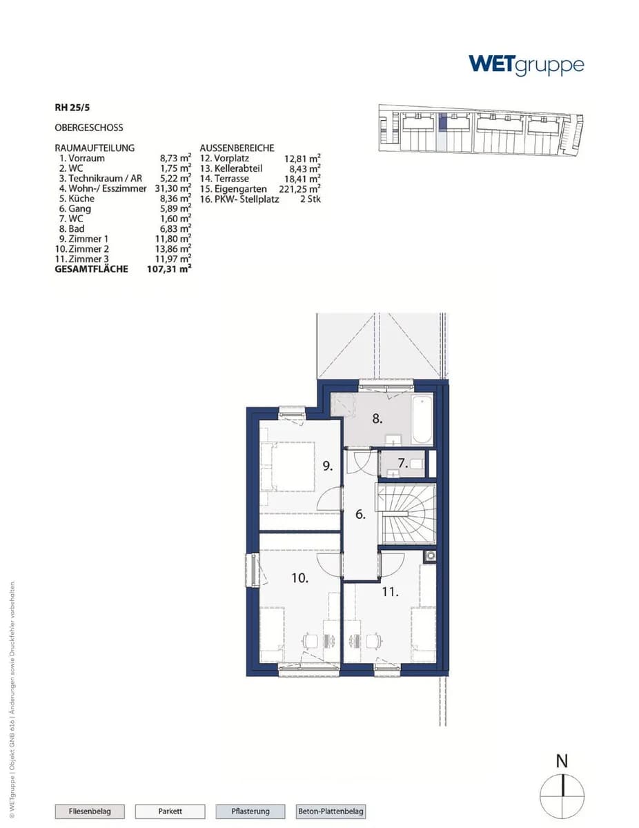 4-Zimmer-Haus mieten in Neunkirchen – 107,31 m², € 1.168 – Bild 3 von 5