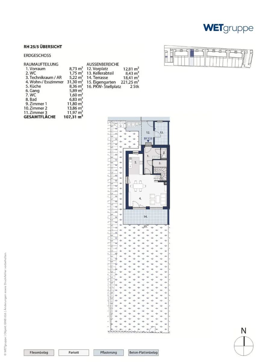 4-Zimmer-Haus mieten in Neunkirchen – 107,31 m², € 1.168 – Bild 4 von 5