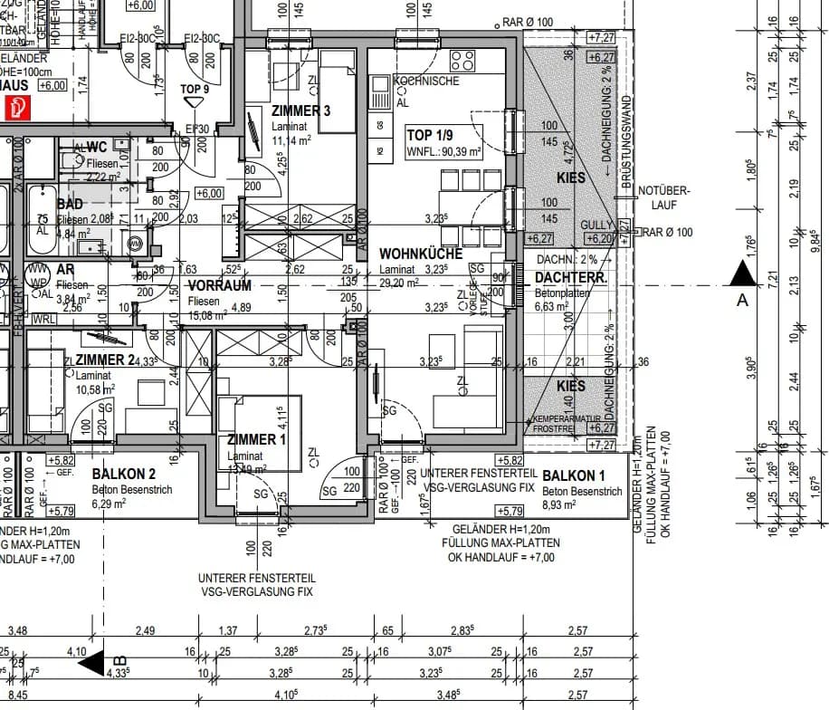 4-Zimmer-Wohnung mieten in Mistelbach – 90,39 m², € 1.044 – Bild 2 von 13