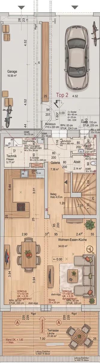 Haus mieten in Grieskirchen – 105 m², € 1.450 – Bild 2 von 3