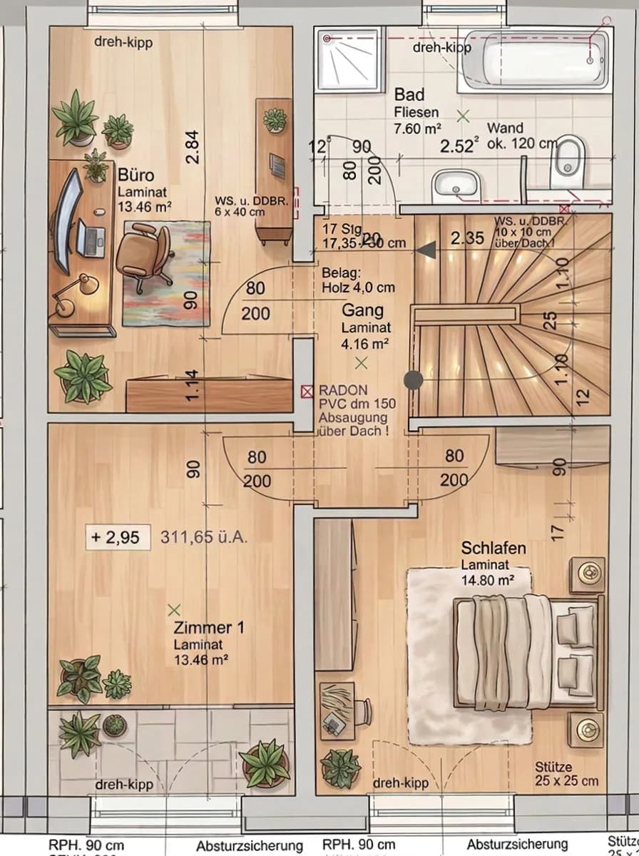 Haus mieten in Grieskirchen – 105 m², € 1.450 – Bild 3 von 3