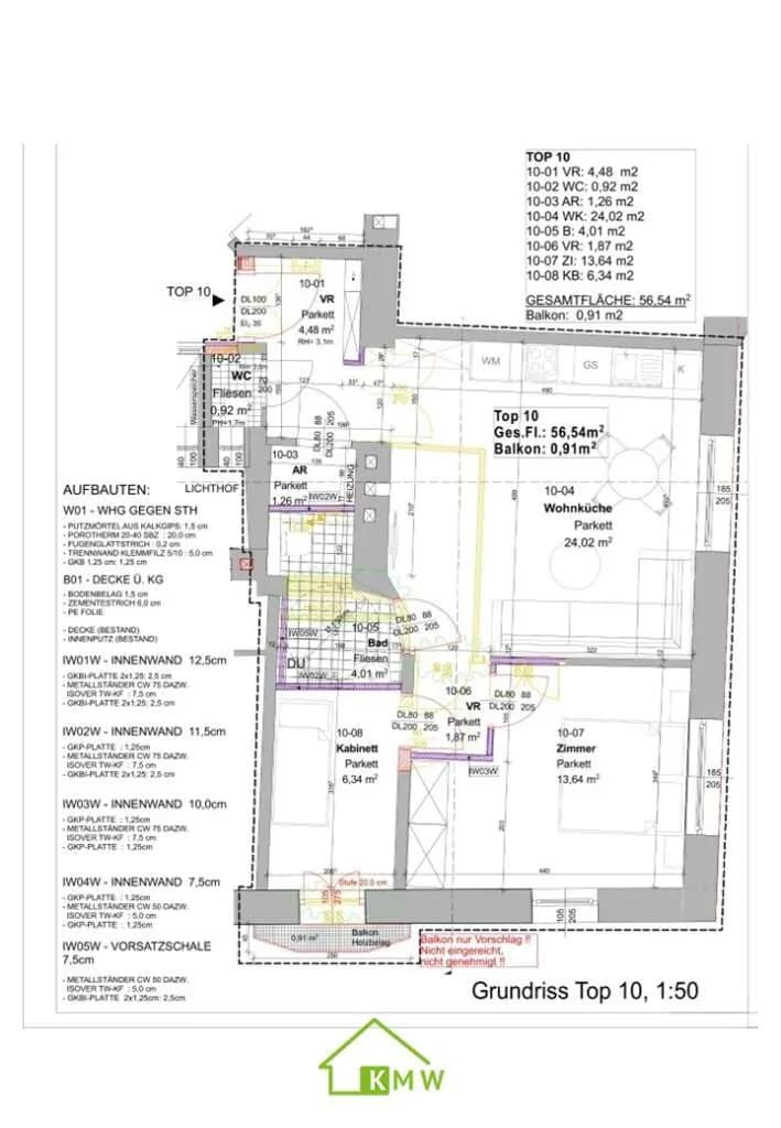 2-Zimmer-Wohnung kaufen in Wien – 56,54 m², € 339.000 – Bild 8 von 8