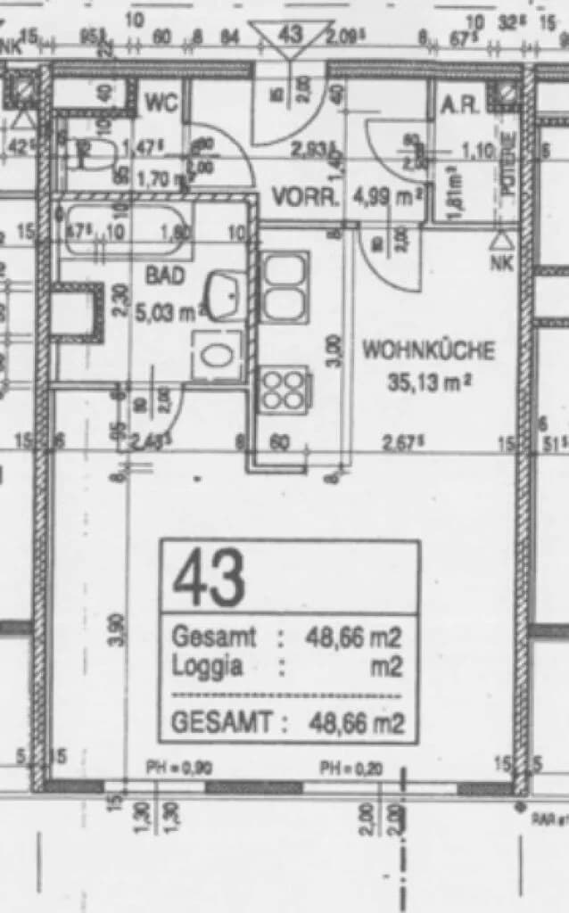 1-Zimmer-Wohnung kaufen in Wien – 48,66 m², € 215.000 – Bild 23 von 26