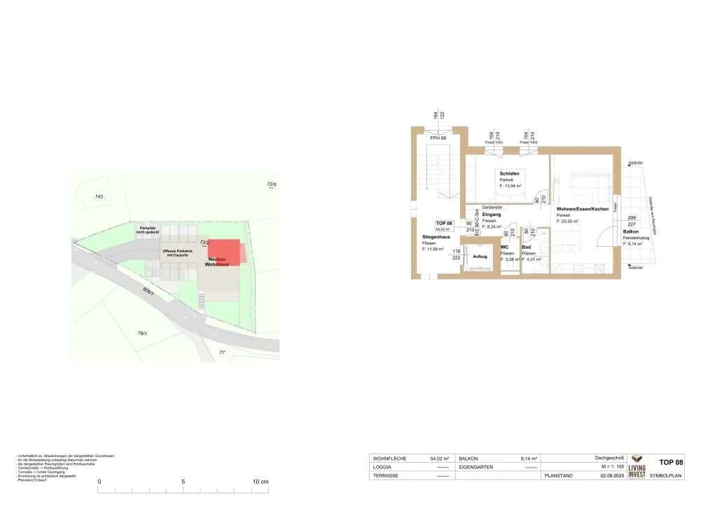 2-Zimmer-Wohnung kaufen in Linz – 54,03 m², € 313.316 – Bild 14 von 15