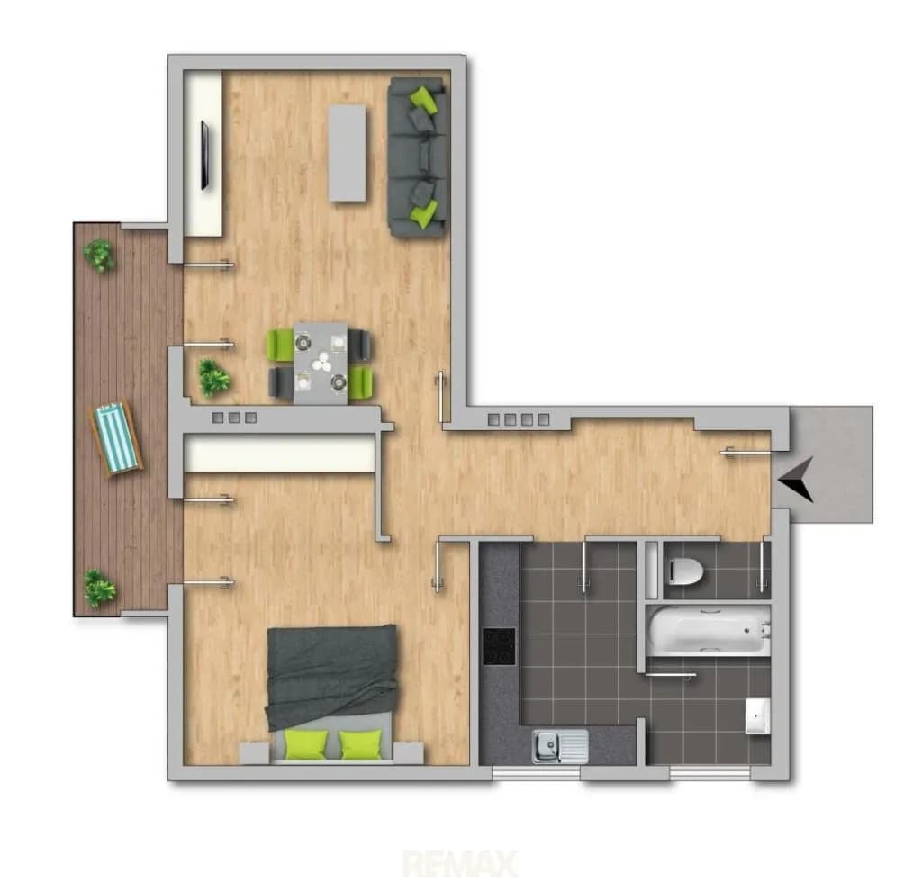2-Zimmer-Wohnung mieten in Krems an der Donau – 74,58 m², € 765 – Bild 9 von 10