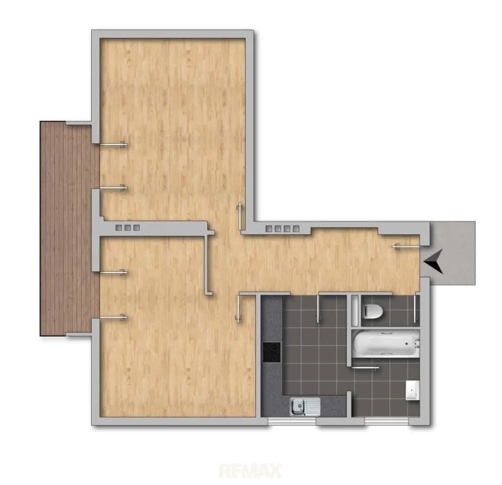 2-Zimmer-Wohnung mieten in Krems an der Donau – 74,58 m², € 765 – Bild 10 von 10