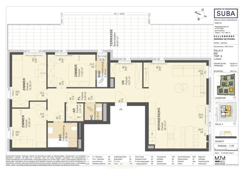 4-Zimmer-Wohnung kaufen in Krems an der Donau – 103,69 m², € 880.000 – Bild 16 von 16