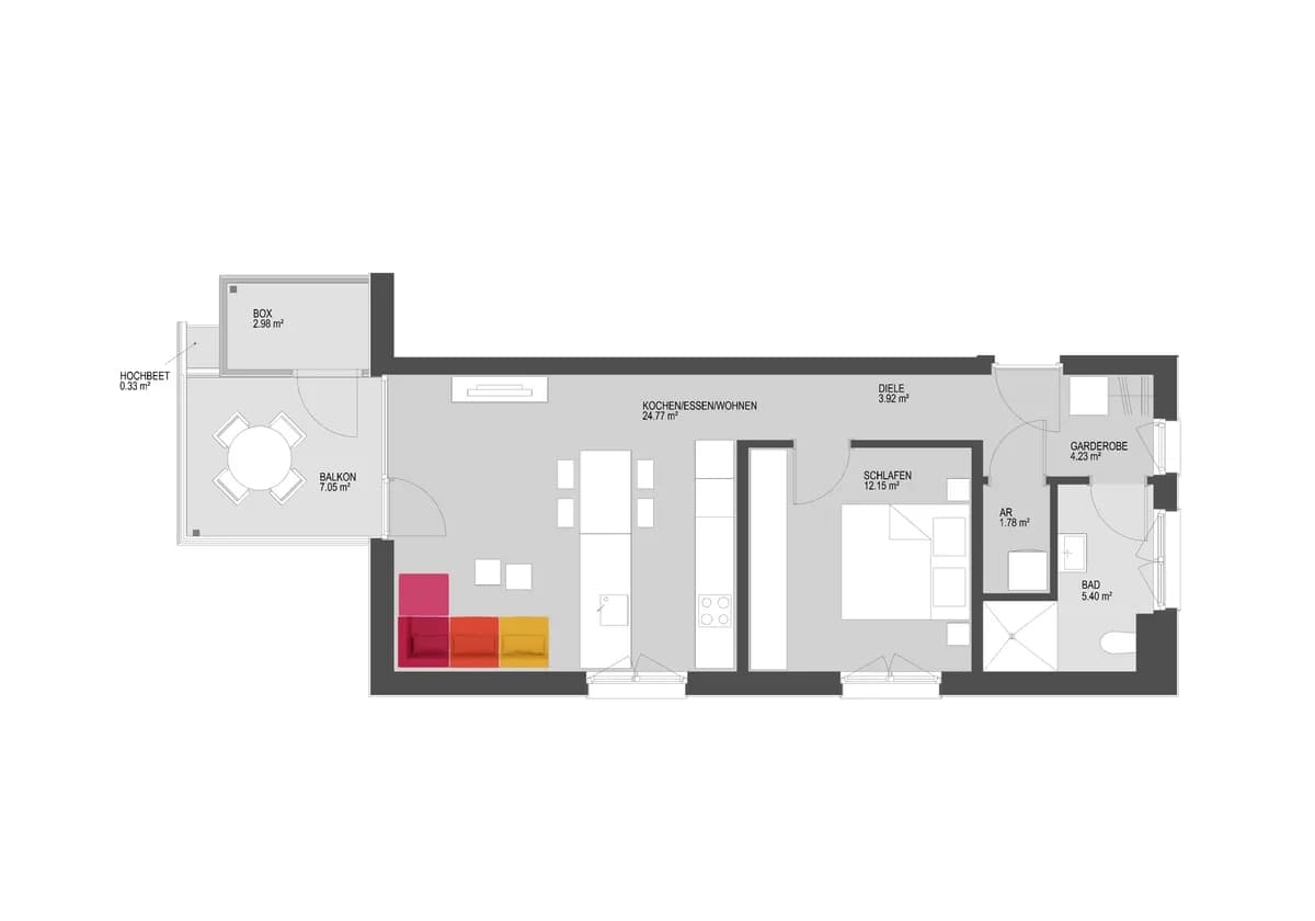 2-Zimmer-Wohnung kaufen in Bregenz – 52,25 m², € 315.000 – Bild 14 von 14