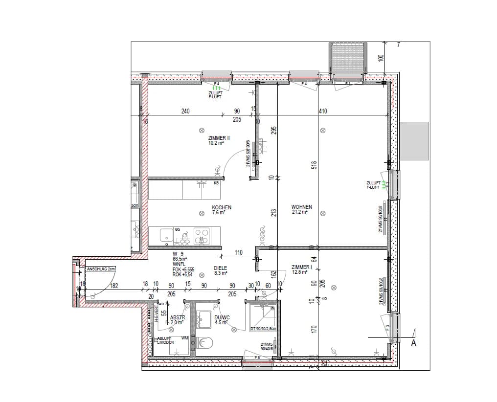 3-Zimmer-Wohnung kaufen in Bregenz – 66 m², € 340.200 – Bild 2 von 5
