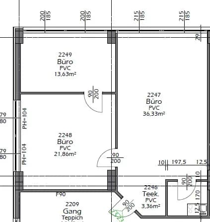 3-Zimmer-Gewerbeimmobilie mieten in Wels – 79 m², € 951 – Bild 11 von 11