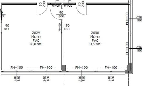 2-Zimmer-Gewerbeimmobilie mieten in Wels – 60 m², € 646 – Bild 7 von 7