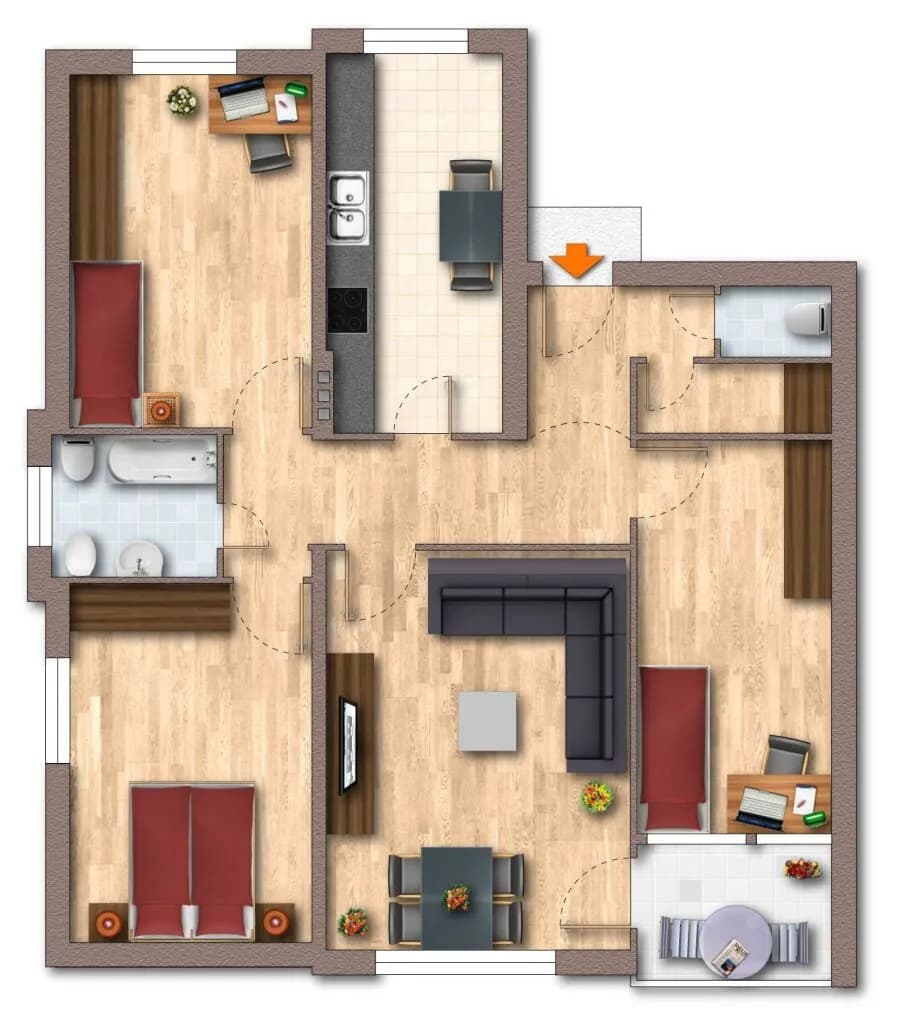 4-Zimmer-Wohnung kaufen in Salzburg-Umgebung – 98 m², € 345.000 – Bild 10 von 10