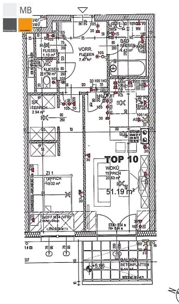 2-Zimmer-Wohnung kaufen in Mödling – 52 m², € 235.000 – Bild 19 von 19