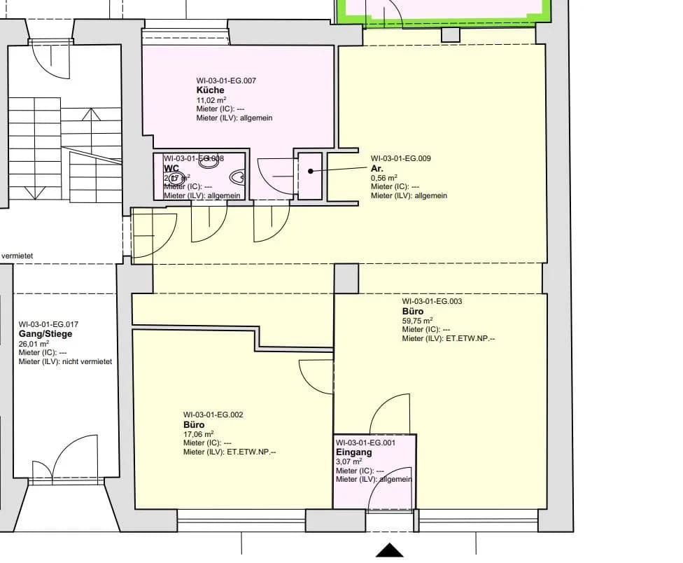 8-Zimmer-Gewerbeimmobilie kaufen in Wien – 182 m², € 950.000 – Bild 3 von 12