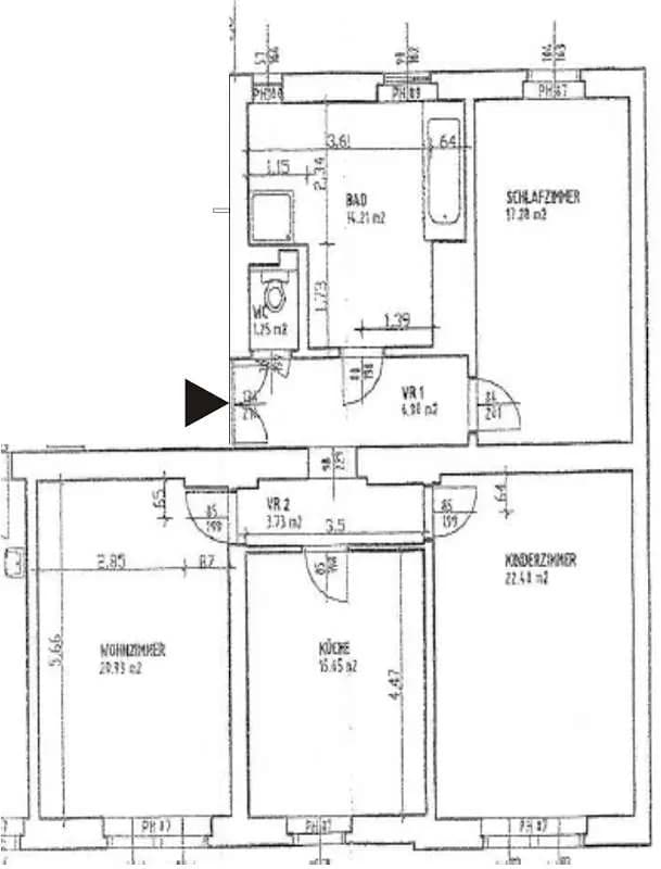 4-Zimmer-Wohnung mieten in Graz – 102 m², € 949 – Bild 13 von 14