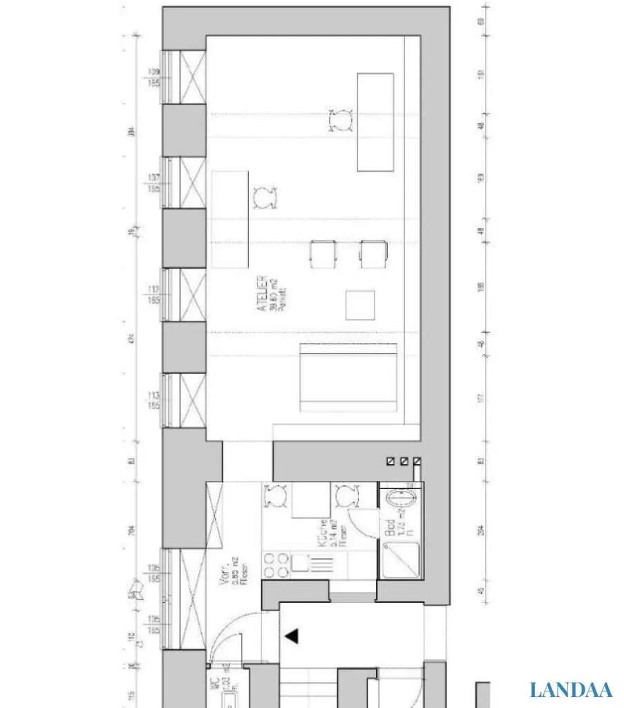1-Zimmer-Immobilie mieten in Wien – 53 m², € 1.462 – Bild 7 von 7